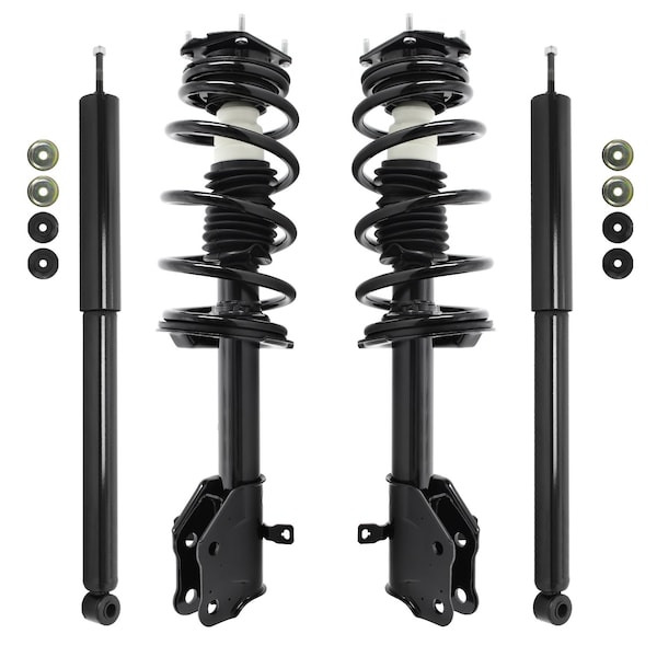 Unity 4-11983-252410-001 Front and Rear Complete Strut Assembly Shock Kit 4-11983-252410-001 - main